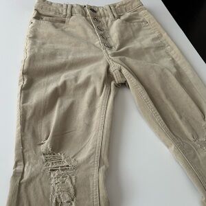 Forever 21 Women’s  Light Tan Corduroy Pants
